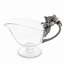 Vagabond House Harvest Turkey Hand-Blown Glass Gravy Boat