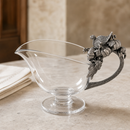 Vagabond House Harvest Turkey Hand-Blown Glass Gravy Boat