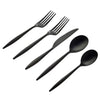 Godinger Milano Midnight 18/10 Stainless Steel Black Flatware Set, Service for 4