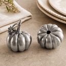 Vagabond House Pumpkin Pewter Salt & Pepper Shakers, Set of 2