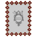 Olivia Riegel Crimson Enamel Clover Picture Frame - BlueJay Avenue