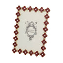 Olivia Riegel Crimson Enamel Clover Picture Frame - BlueJay Avenue