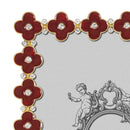 Olivia Riegel Crimson Enamel Clover Picture Frame - BlueJay Avenue