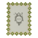 Olivia Riegel Celadon Enamel Clover 5x7 Picture Frame - BlueJay Avenue