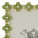 Olivia Riegel Celadon Enamel Clover 5x7 Picture Frame - BlueJay Avenue