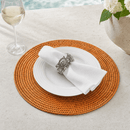 Hand Woven Rattan Round Placemat - Set of 4