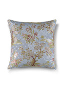 Scalamandré Avignon Brocade Decorative Throw Pillow, Peach Sky - BlueJay Avenue