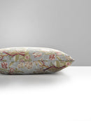 Scalamandré Avignon Brocade Decorative Throw Pillow, Peach Sky - BlueJay Avenue