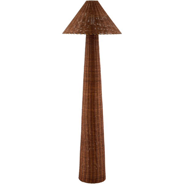 Dunehaven Rattan Floor Lamp - BlueJay Avenue