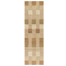 Momeni Fletcher Beige Wool Modern Checkered Rug   Bluejay Avenue