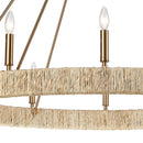 Abaca 12 - Light Chandelier Light Fixture - BlueJay Avenue