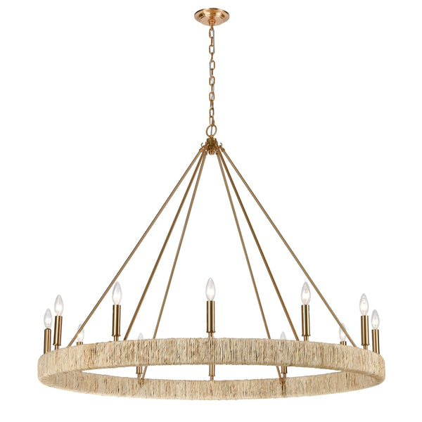Abaca 12 - Light Chandelier Light Fixture - BlueJay Avenue