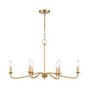 Abaca 32" 6 - Light Chandelier - BlueJay Avenue