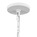 Abaca 34'' White Chandelier Light - BlueJay Avenue