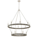 Abaca 36" 14 - Light Chandelier - BlueJay Avenue