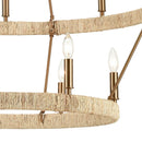 Abaca 36" 14 - Light Chandelier - BlueJay Avenue