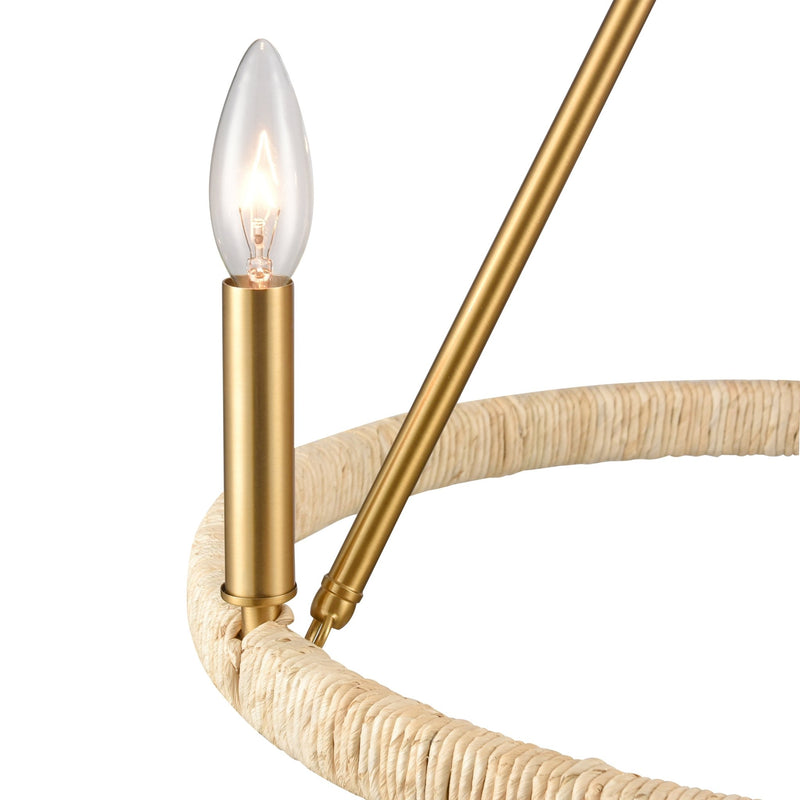 Abaca Chandelier Light - BlueJay Avenue