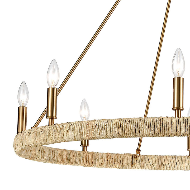 Abaca Chandelier Light - BlueJay Avenue