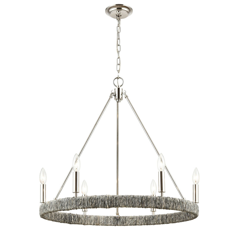 Abaca Chandelier Light - BlueJay Avenue