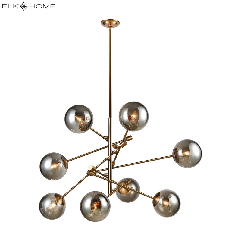 Accelerated Returns Gold Chandelier Light Fixture - BlueJay Avenue