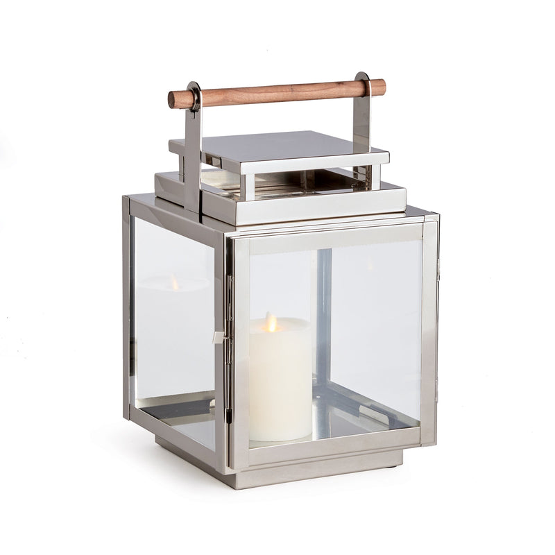 Adwin Outdoor Lantern, Silver - BlueJay Avenue