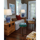 Aegean Blue Ginger Jar Lamp - BlueJay Avenue