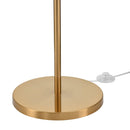 Alda Floor Lamp in Aged Brass Finish - BlueJay Avenue