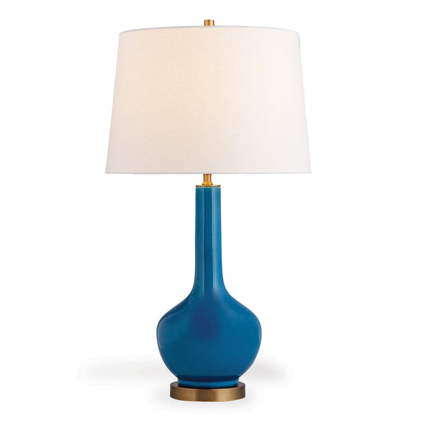 Alex 30" Turquoise Glaze Porcelain Table Lamp - BlueJay Avenue