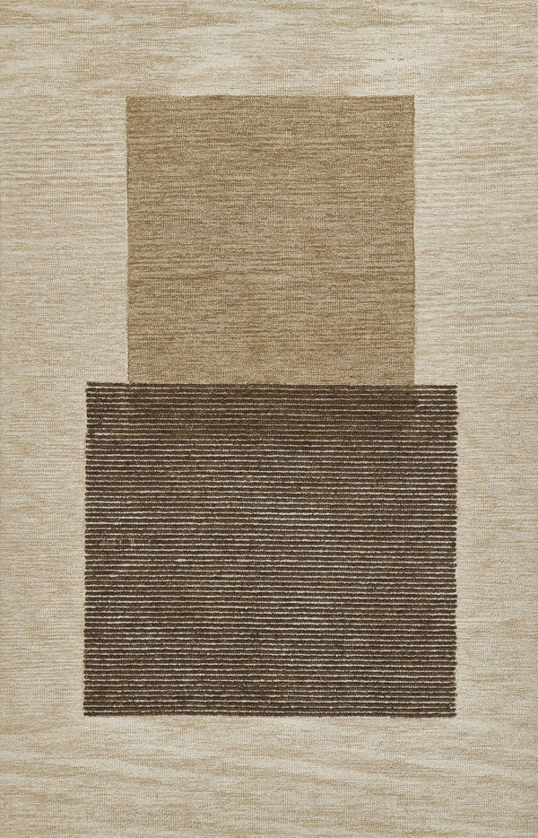 Alistar Brown Hand Tufted Wool Rug - BlueJay Avenue