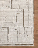 Alma Machine Woven Medium Pile Beige Modern Area Rug - BlueJay Avenue