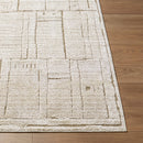 Alma Machine Woven Medium Pile Beige Modern Area Rug - BlueJay Avenue
