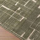 Alma Medium PIle Olive Modern Rug - BlueJay Avenue