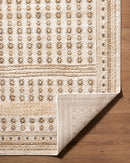 Alma Traditional Medium Pile Machine Woven Neutral Rug in Taupe & Brown - BlueJay Avenue