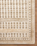 Alma Traditional Medium Pile Machine Woven Neutral Rug in Taupe & Brown - BlueJay Avenue