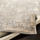 Alpine Traditional Medium Pile Machine Woven Light Grey Neutral Area Rug - BlueJay Avenue