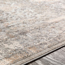 Alpine Traditional Medium Pile Machine Woven Light Grey Neutral Area Rug - BlueJay Avenue