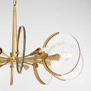 Alton 8 - Light Aged Brass Gold Chandelier Light - BlueJay Avenue