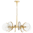 Alton 8 - Light Aged Brass Gold Chandelier Light - BlueJay Avenue
