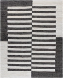 Alva Hand Woven Jute Black Rug - BlueJay Avenue
