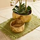 Amelia Gold Metal Cachepot Planters, Set of 2 - BlueJay Avenue