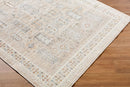 Amir Traditional Washable Beige Neutral Area Rug - BlueJay Avenue