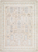 Amir Traditional Washable Beige Neutral Area Rug - BlueJay Avenue