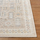 Amir Traditional Washable Beige Neutral Area Rug - BlueJay Avenue