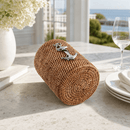 Anchor Hand Woven Wicker Rattan Utensils Holder - BlueJay Avenue