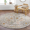 Ankara Dusty Pink Machine Woven Traditional Area Rug - BlueJay Avenue