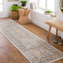Ankara Dusty Pink Machine Woven Traditional Area Rug - BlueJay Avenue