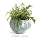 Annabelle Blue Ceramic Indoor Planter Pot - BlueJay Avenue