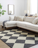 Antho Hand Woven Black Jute Rug - BlueJay Avenue