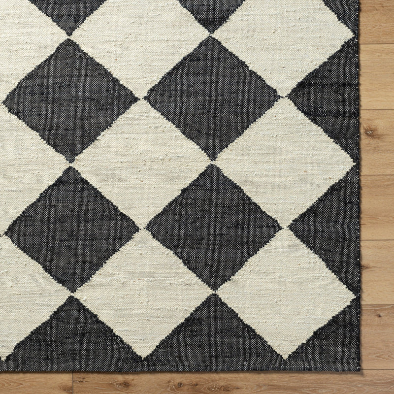 Antho Hand Woven Black Jute Rug - BlueJay Avenue