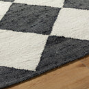 Antho Hand Woven Black Jute Rug - BlueJay Avenue